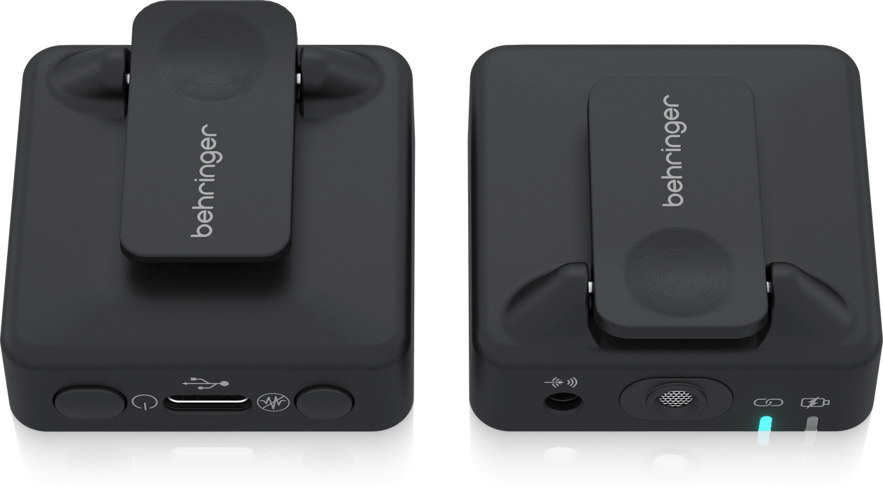 Behringer GO CAM WIRELESS Digital Wireless Clip-On Microphone System for Content Creators