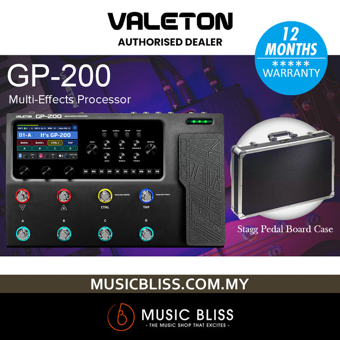 Valeton GP 200 JR / GP200JR Valeton Multi Effects Processor With IR Amp Cab Simulation Effects Looper Audio Interface Incl Adapter Valeton GP 200 JR / GP200JR Valeton Multi Effects Processor With IR Amp Cab Simulation Effects Looper Audio Interface Incl Adapter