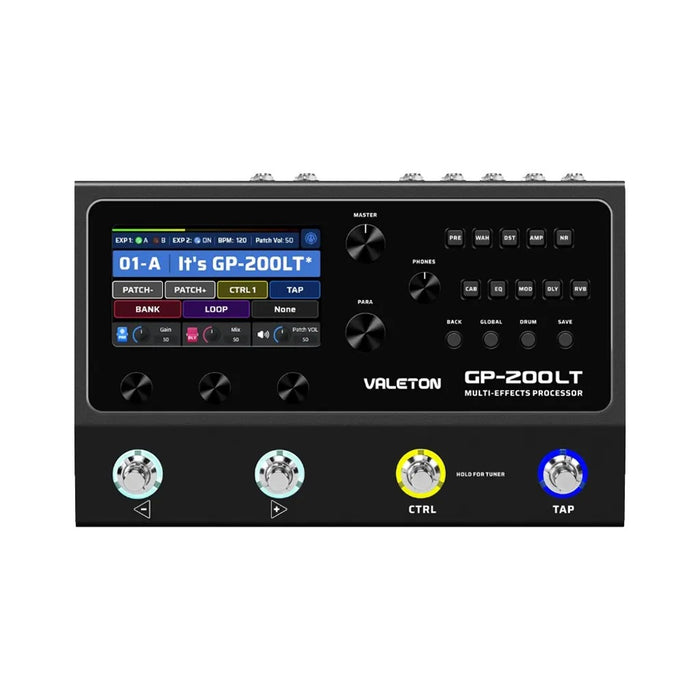 Valeton GP-200LT Guitar Multi-Effect Amp Simulator - Black