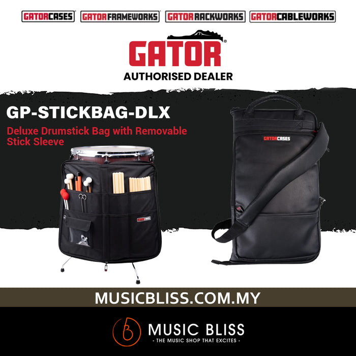 Gator GP-STICKBAG-DLX Deluxe Drum Stick Bag
