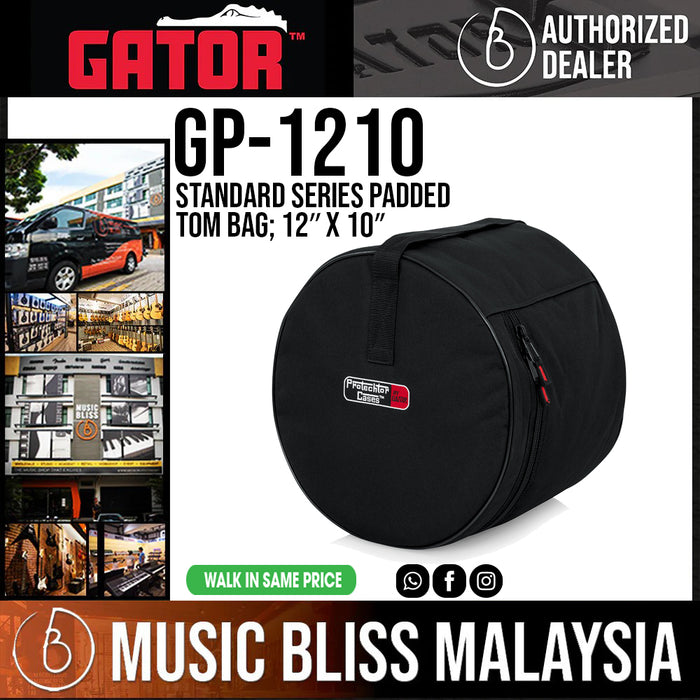 Gator GP-1210 Protechtor Standard Tom Bag - 12" x 10" - Music Bliss Malaysia