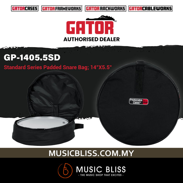 Gator GP-1405.5SD Protechtor Standard Snare Bag - 14" x 5.5"