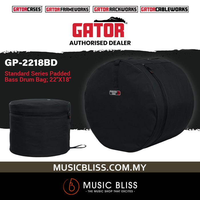 Gator GP-2218BD Protechtor Standard Bass Drum Bag - 22" x 18"