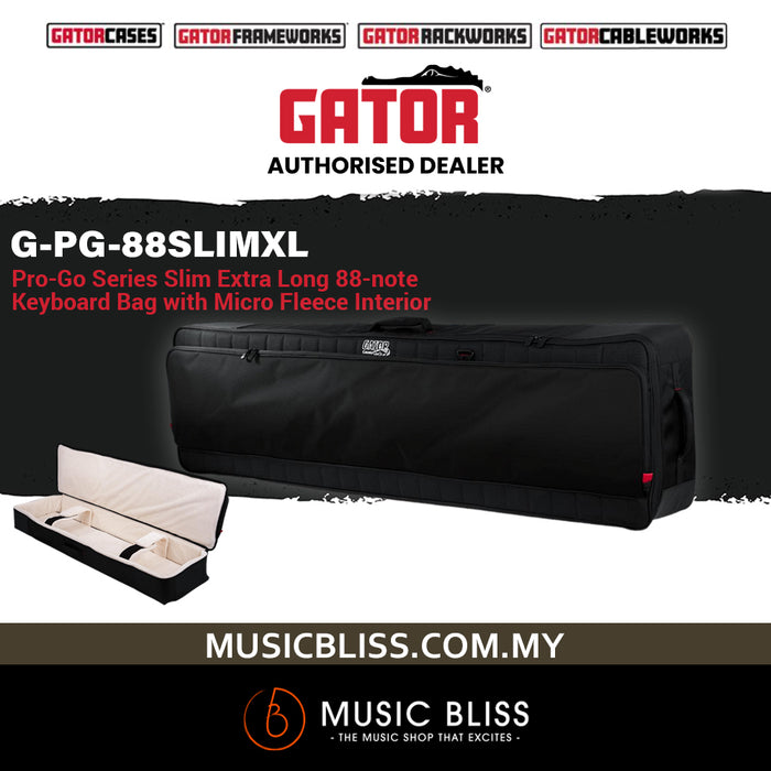 Gator G-PG-88 Slim XL Pro-Go Ultimate Gig Bag for Slim Extra-long 88-key Keyboards