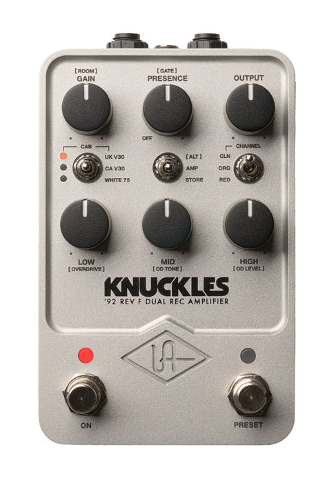 Universal Audio Knuckles '92 Rev F Dual Rec Amplifier Pedal