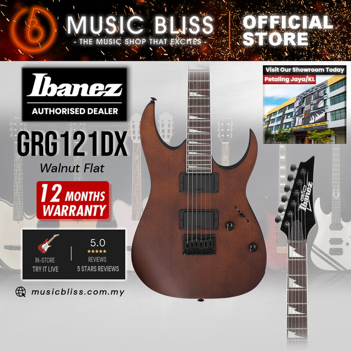 Ibanez Gio GRG121DX Electric Guitar - Walnut Flat