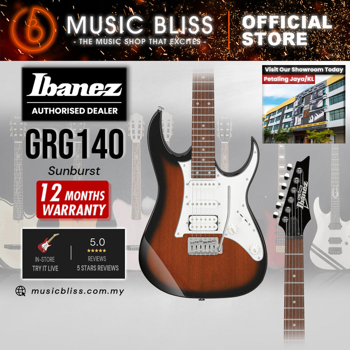 Ibanez GRG140 Electric Guitar - Sunburst