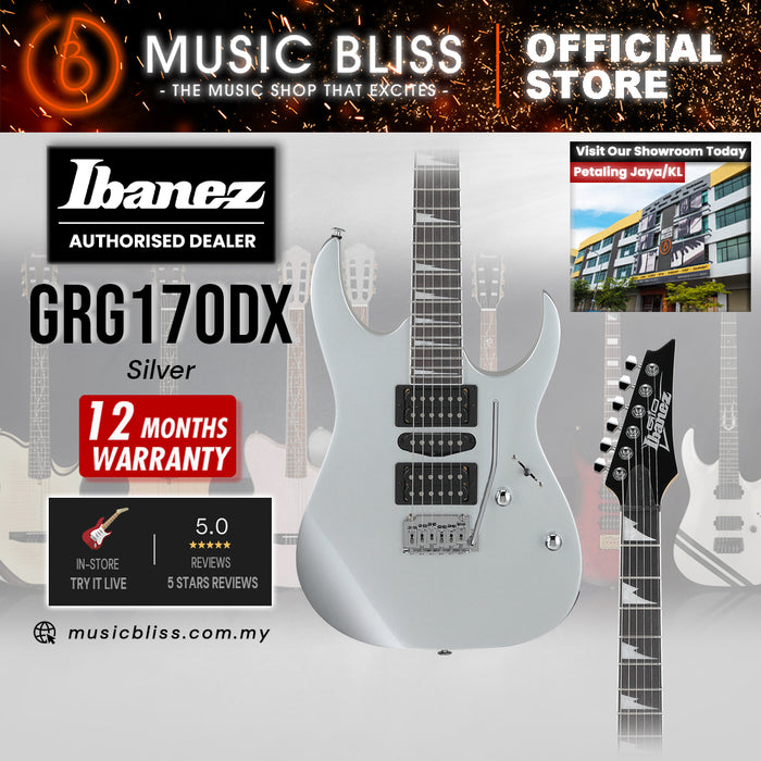Ibanez GIO GRG170DX Electric Guitar - Silver