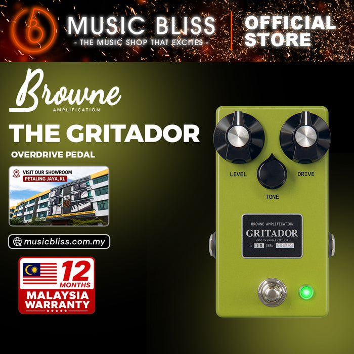 Browne Gritador Distortion Pedal - Green