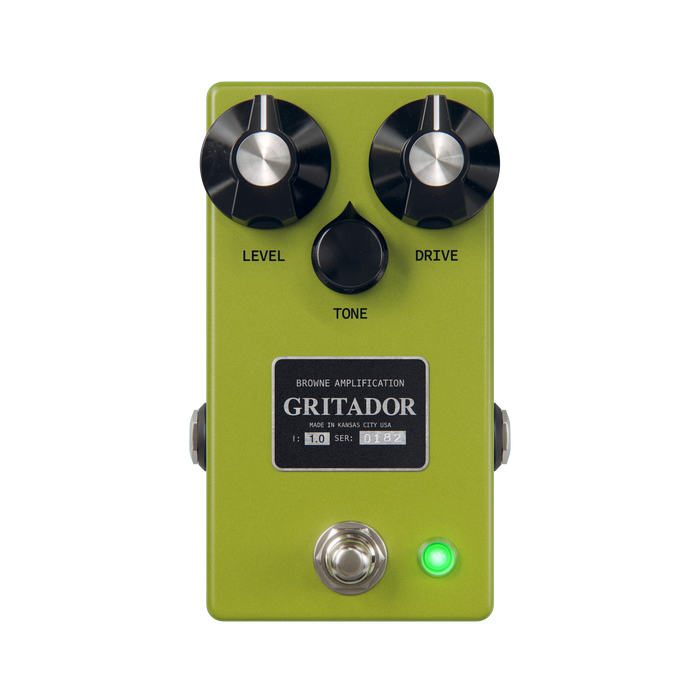 Browne Gritador Distortion Pedal - Green