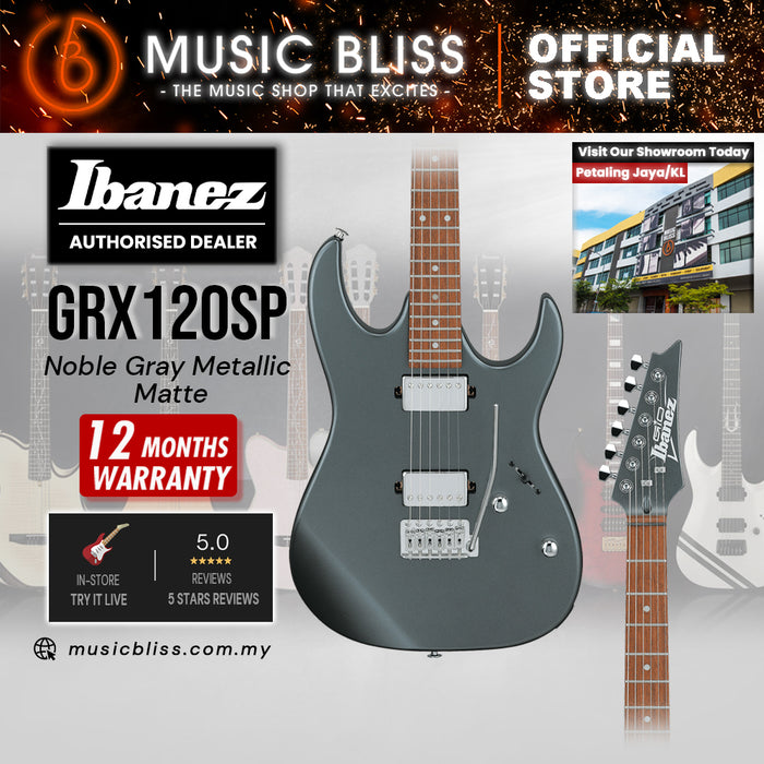 Ibanez GRX120SP RG GIO Series Electric Guitar - Noble Gray Metallic Matte