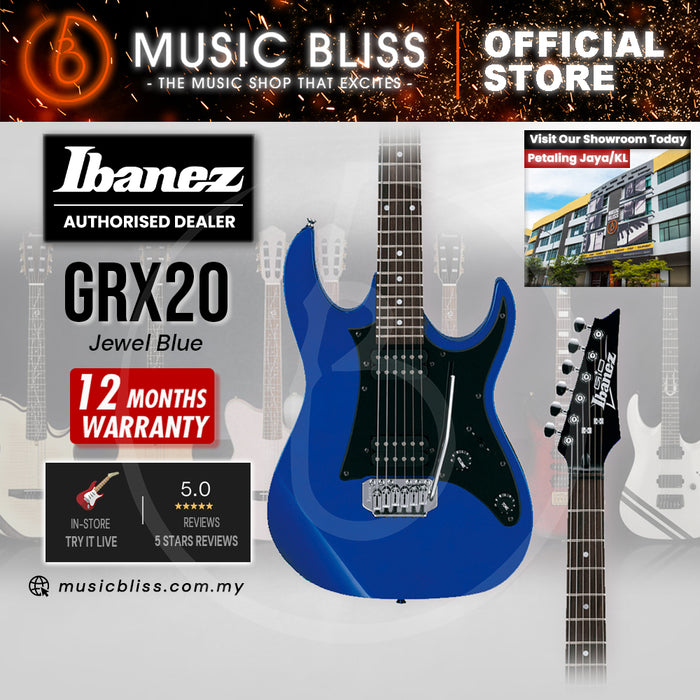 Ibanez GIO GRX20 Electric Guitar - Jewel Blue