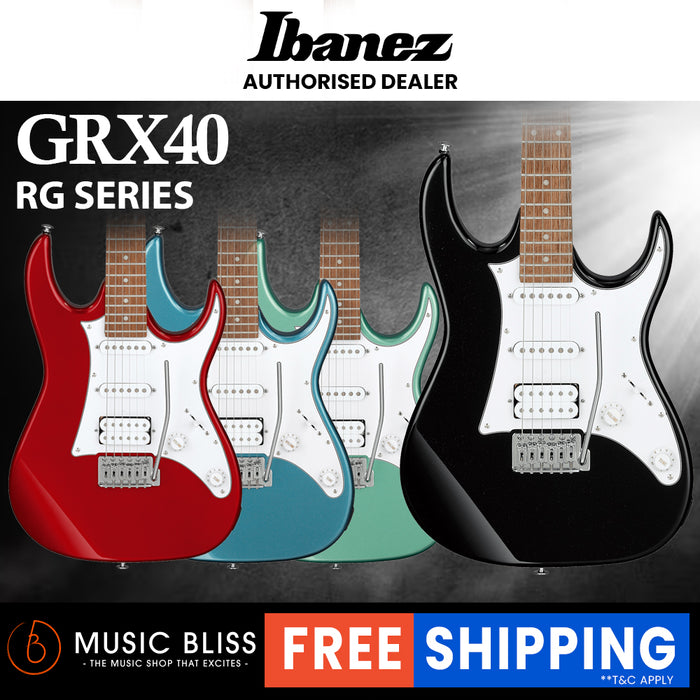 Ibanez GIO GRX40 Electric Guitar with HSS Pickup - Black Night
