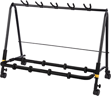 Hercules GS525B PLUS 5-pcs Guitar Display Rack with Casters - Music Bliss Malaysia