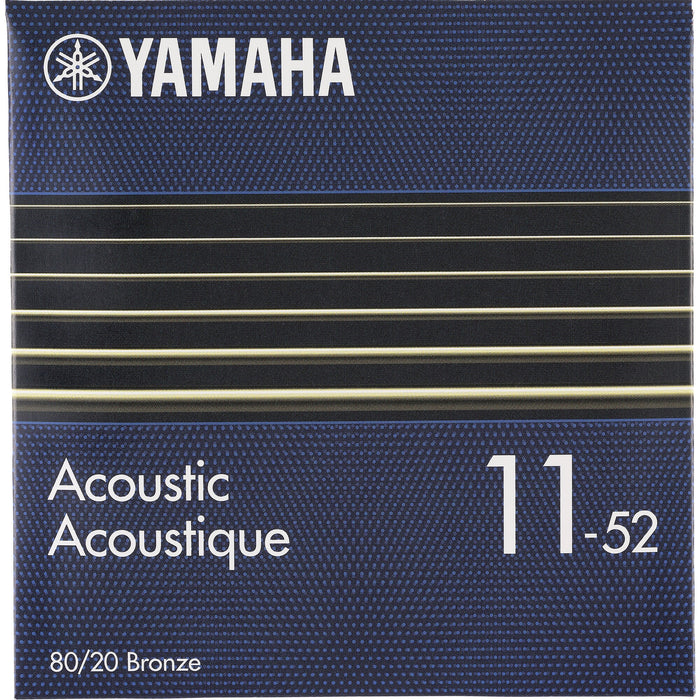 Yamaha GSA11 80/20 Bronze Acoustic Guitar Strings - Custom Light (11-52)