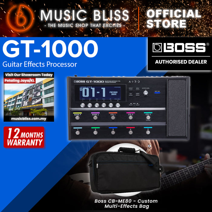 Boss GT-1000 Guitar Multi-Effects Pedal with Adapter