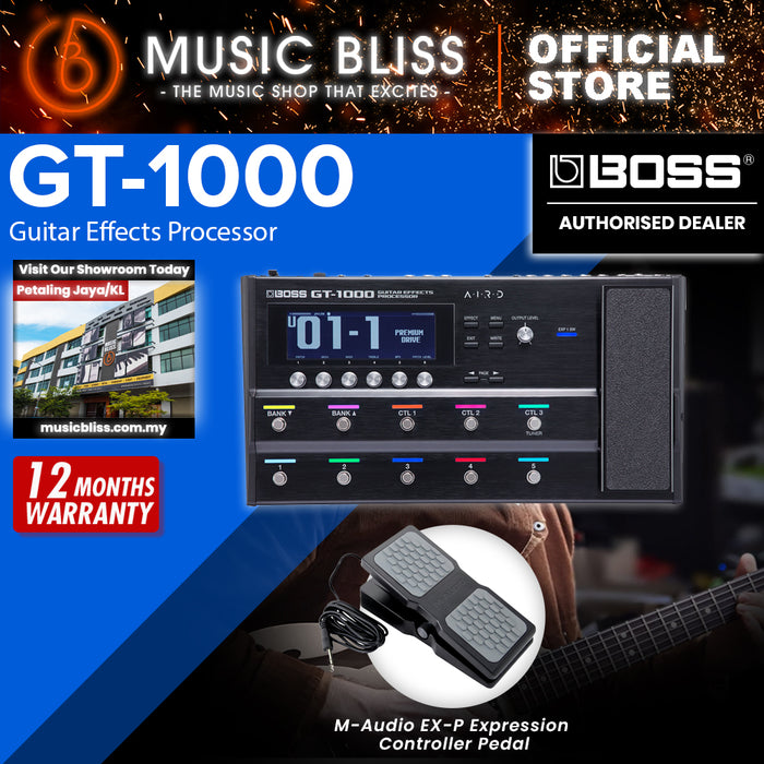 Boss GT-1000 Guitar Multi-Effects Pedal with Adapter