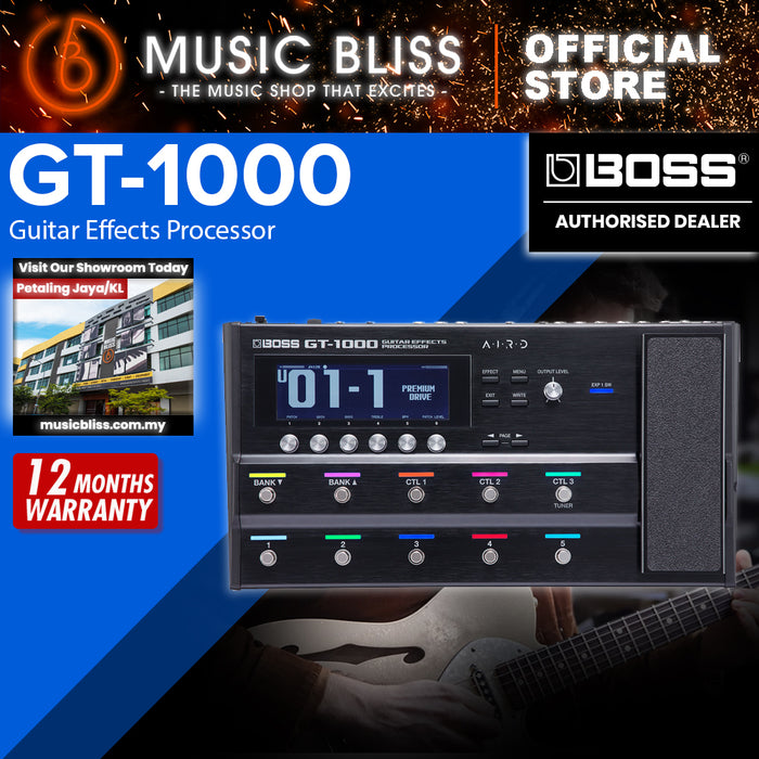 Boss GT-1000 Guitar Multi-Effects Pedal with Adapter