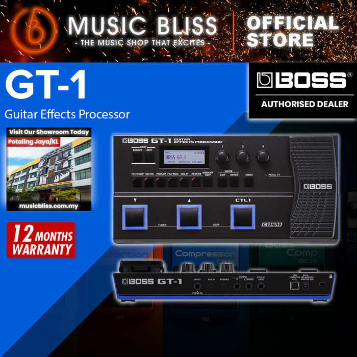 Boss GT-1 Guitar Multi-Effects Pedal with Original Adapter