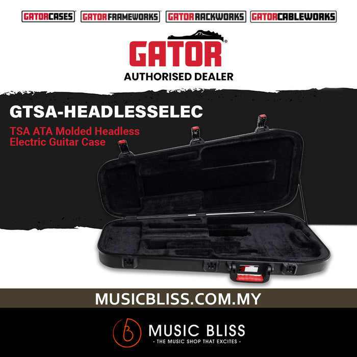 Gator GTSA-HEADLESSELEC TSA/ATA Molded Headless Electric Guitar Case