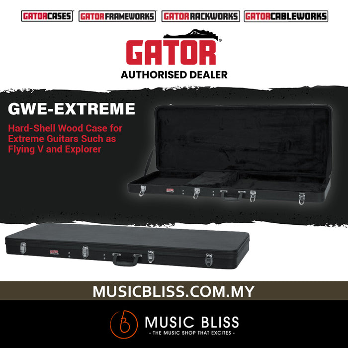 Gator GWE-EXTREME Economy Wood Case for Extreme shape Electric Guitars