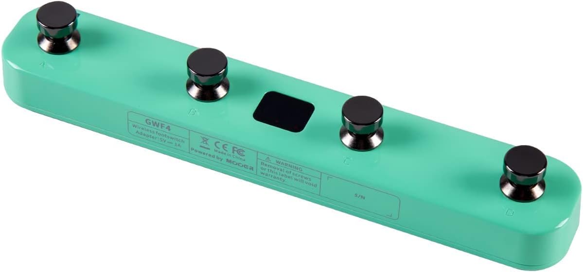 GTRS GWF4 Wireless Footswitch For GTRS Guitars - Green - Music Bliss Malaysia