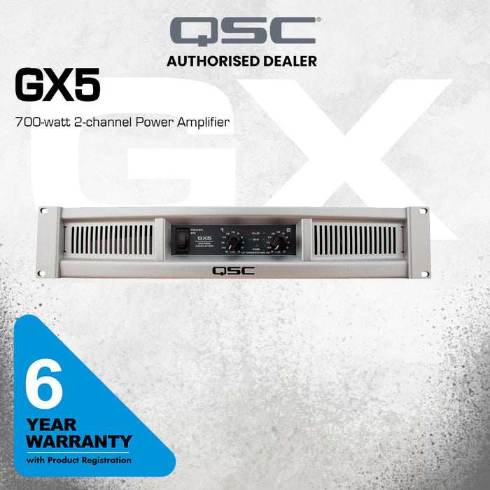 QSC GX5 700-watt 2-channel Power Amplifier