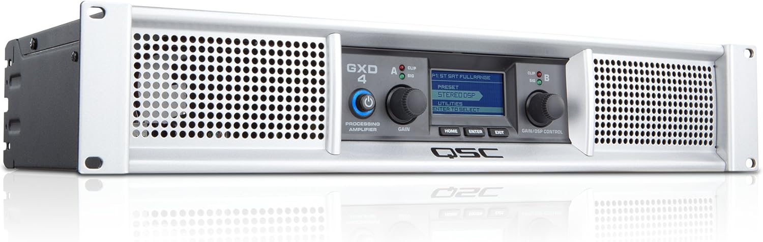 QSC GXD 4 600-watt 2-channel Power Amplifier
