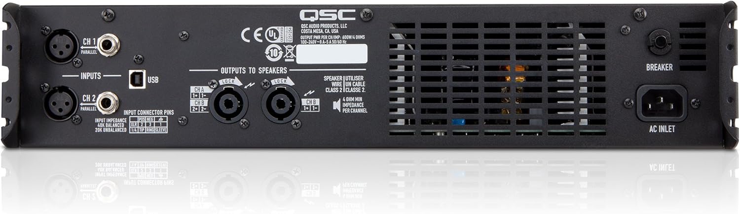 QSC GXD 4 600-watt 2-channel Power Amplifier