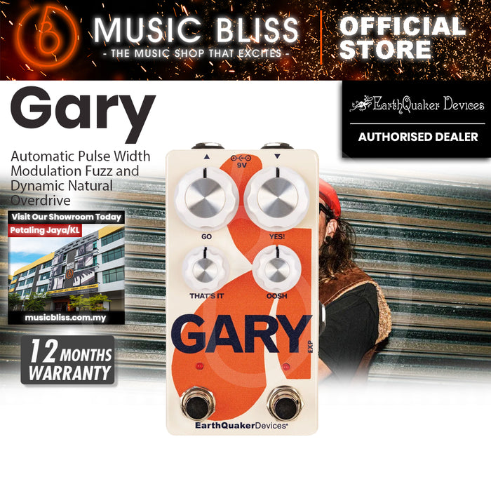 EarthQuaker Devices Gary Automatic Pulse Width Modulation Fuzz/Overdrive Pedal