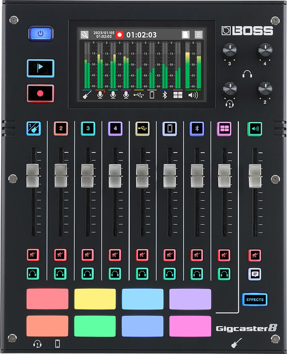 Boss Gigcaster 8 Streaming Mixer - Music Bliss Malaysia