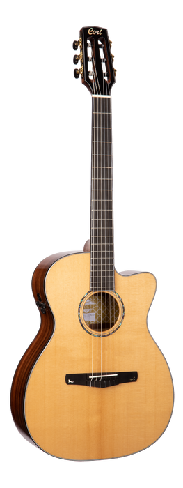 Cort Gold-OC8 Nylon Classical Guitar with Bag - Natural - Music Bliss Malaysia