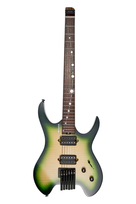 Mooer MHL100 Headless Electric Guitar - Green Gradient