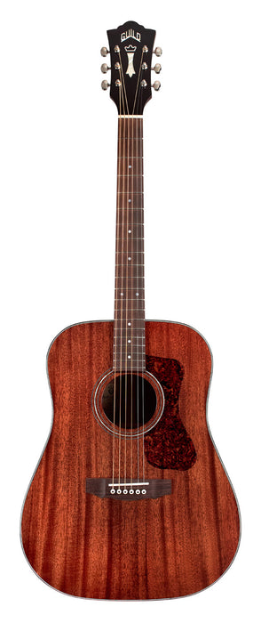 Guild D-120 Acoustic Guitar with Gig Bag - Full Solid Mahogany - Natural
