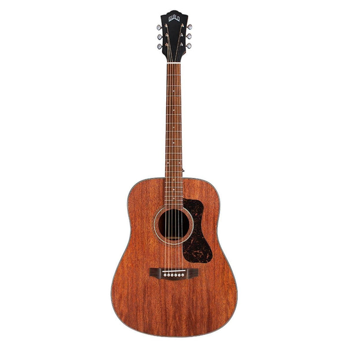 Guild D-320 Acoustic Guitar - Solid Mahogany Top, Mahogany Back & Sides - Natural