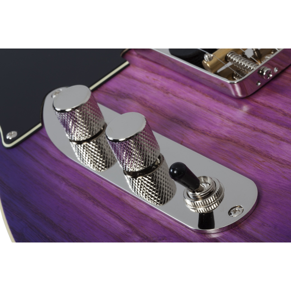Schecter PT Special Left-Handed Electric Guitar - Purple Burst Pearl