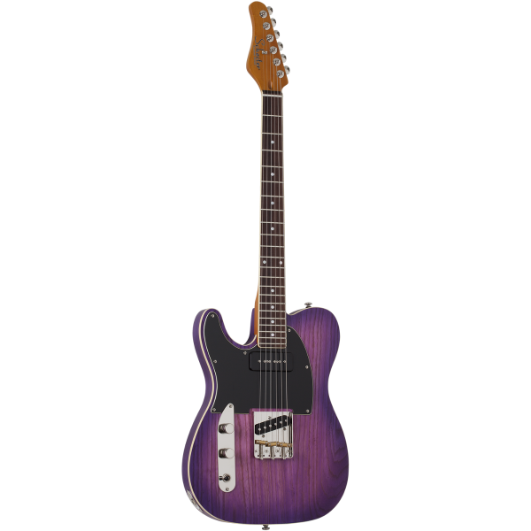 Schecter PT Special Left-Handed Electric Guitar - Purple Burst Pearl