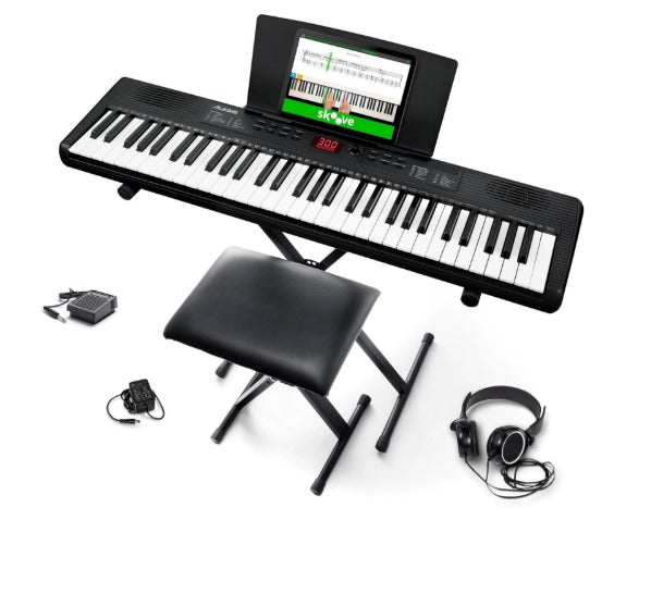 Alesis Harmony 61 MK4 61-Key Best Budget Beginner Portable Arranger Keyboard with Built-In Speakers