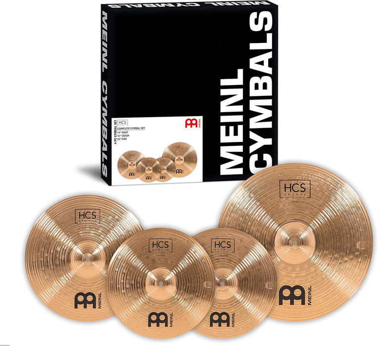 Meinl HCSB141620 HCS Bronze Complete Cymbal Set - 14/16/20"