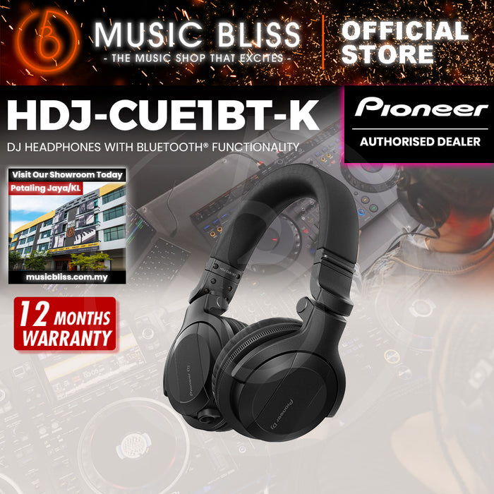 Pioneer DJ HDJ-CUE1 BT DJ Headphones with Bluetooth