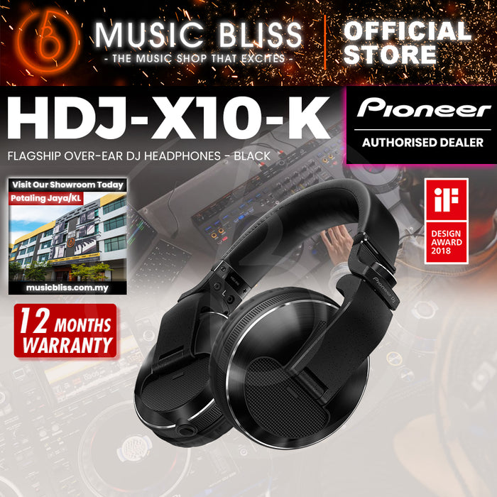 Pioneer DJ HDJ-X10 Professional DJ Headphones - Black