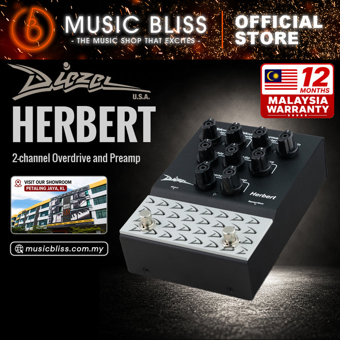 Diezel Herbert Pedal 2-channel Overdrive and Preamp