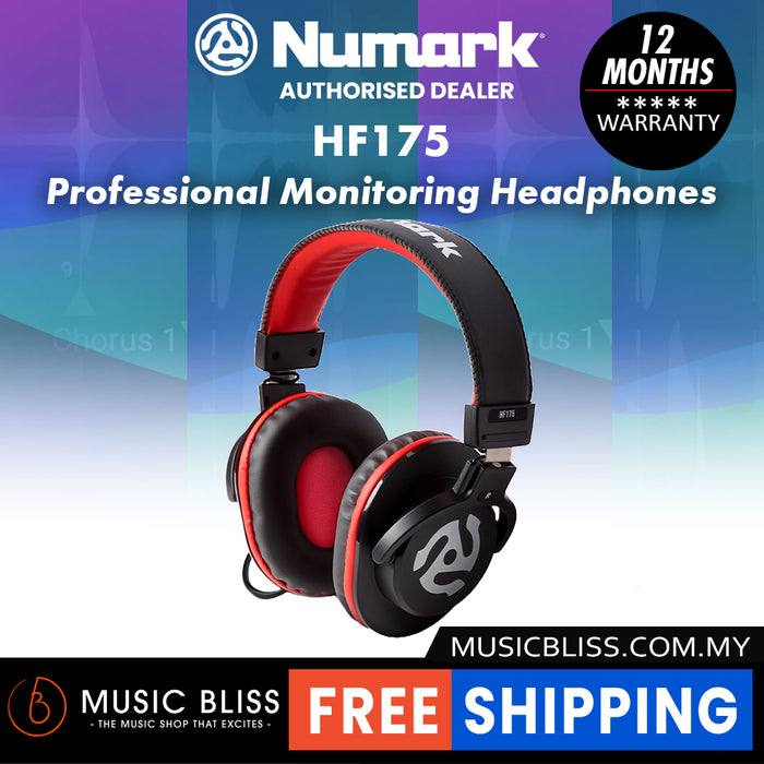 Numark HF175 Professional Monitoring Headphones