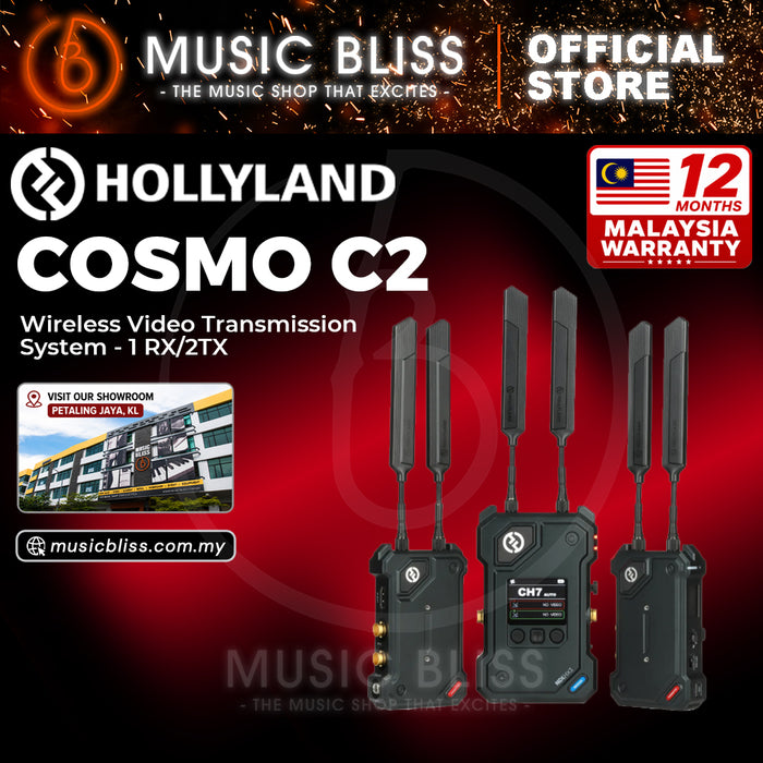 Hollyland Cosmo C2 Wireless Video Transmission System - 1 RX/2TX