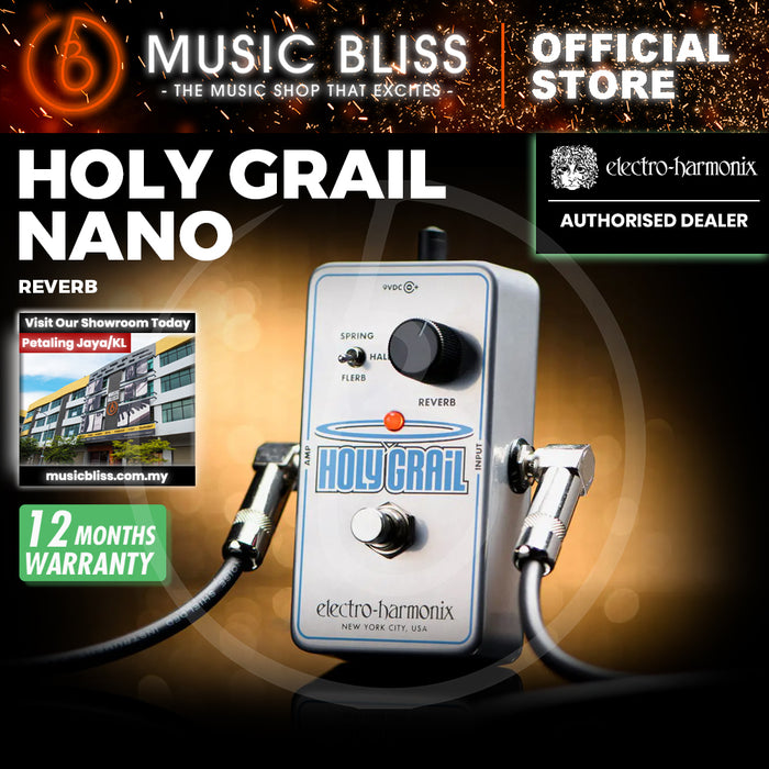 Electro Harmonix Holy Grail Nano Reverb Guitar Effects Pedal