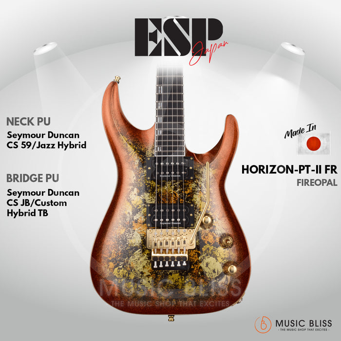 ESP Original HORIZON-PT-II FR - Fireopal [MIJ - Made In Japan]