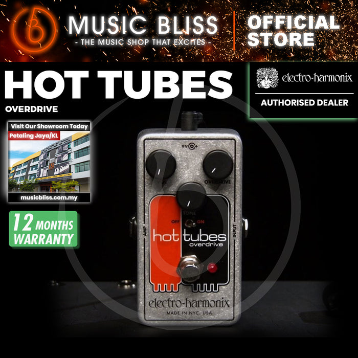 Electro Harmonix Hot Tubes Nano Overdrive Guitar Effects Pedal