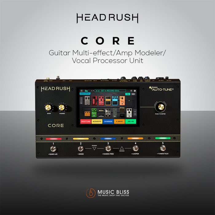 Headrush Core Guitar Multi-effect/Amp Modeler/Vocal Processor Unit