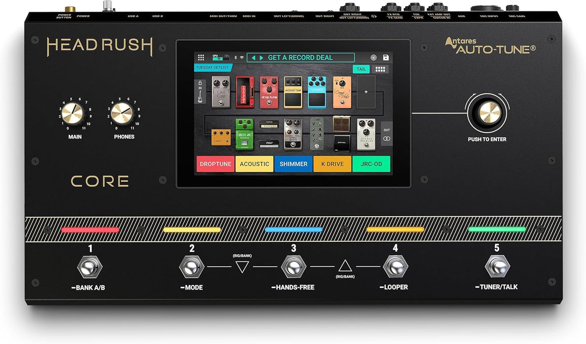 Headrush Core Guitar Multi-effect/Amp Modeler/Vocal Processor Unit