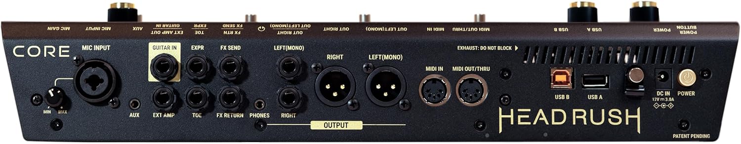 Headrush Core Guitar Multi-effect/Amp Modeler/Vocal Processor Unit